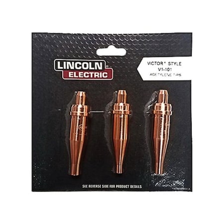 Gourmetgalley Victor Series 1 Acetylene Cutting Tips, 3PK GO3842853